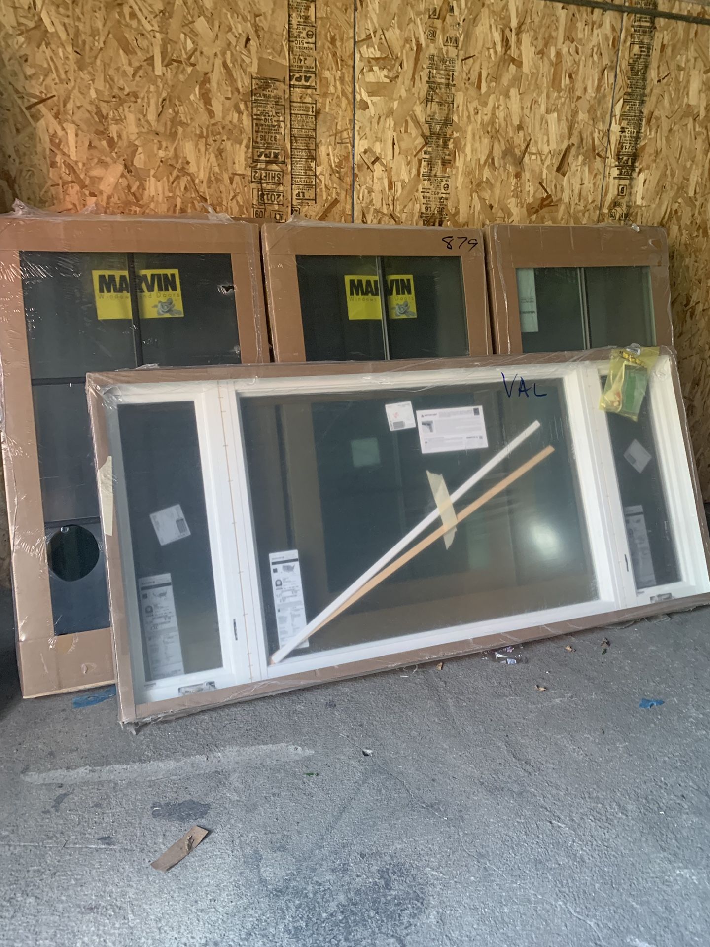 Marvin casement Windows, wood clad aluminum. 500 each. No low ballers