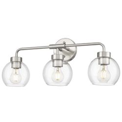Silver/brush nickel Bathroom Vanity Light- READ DESCRIPTION ⬇️