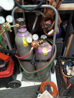 Settling and oxygen setup torch