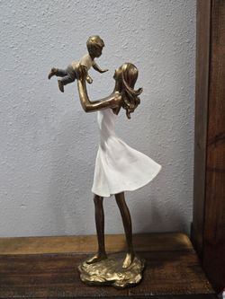 Beautiful Figure Mom And Son