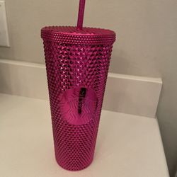 Starbucks Venti And Grande Pink Studded