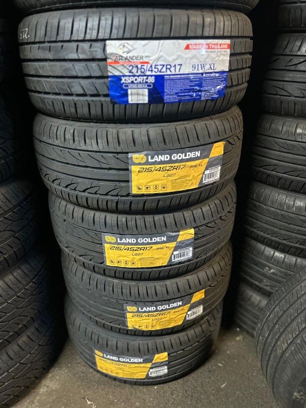 215/45/17 Landgolden nuevo set de 4 llantas