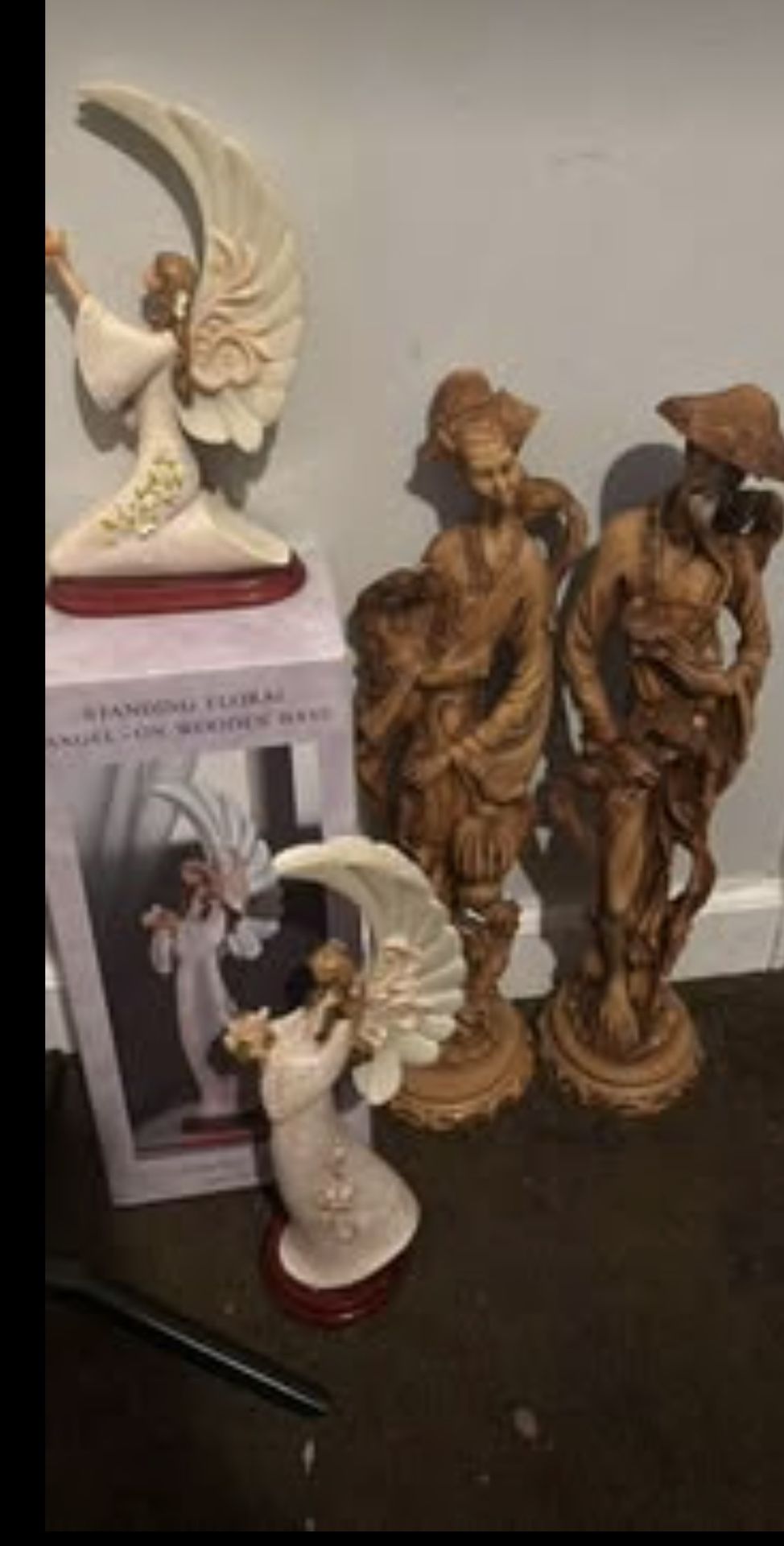 Asian Figurines And Angels