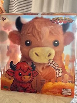 Highland Cow Interactive Plush Toy