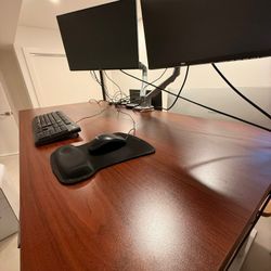 EleTab Dual Monitor Arm – Adjustable, Heavy-Duty Mount