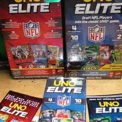 Sealed NFL Elite Uno Starter Set (Jersey And Viper) +