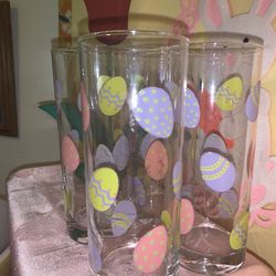 Vintage Easter Tumblers - Glasses 