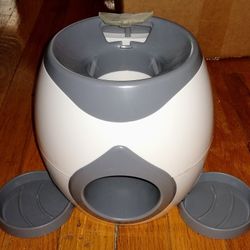 Automatic Pet Feeder Fetch Tennis Ball Dog Training Toys Interactive Machine Reward Non-Electric Machine for Dogs Training Dog Toys