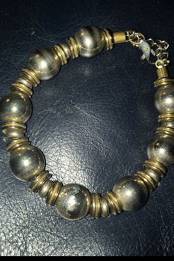 Silver Gold Braclet