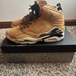 NEW Nike Jordan MVP Men Shoes, Flax/ Brown/Black/Sanddrift, DZ4475-200, Sz 8