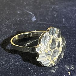 10k Gold Nugget Ring