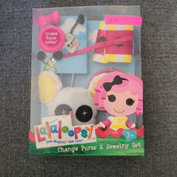 New Lalaloopsy  Change Purse & Jewelry Set