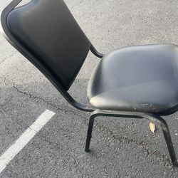 Black Padded Chairs 