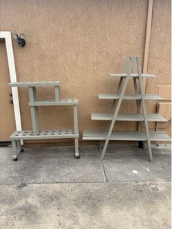 Wooden plant stand NEW