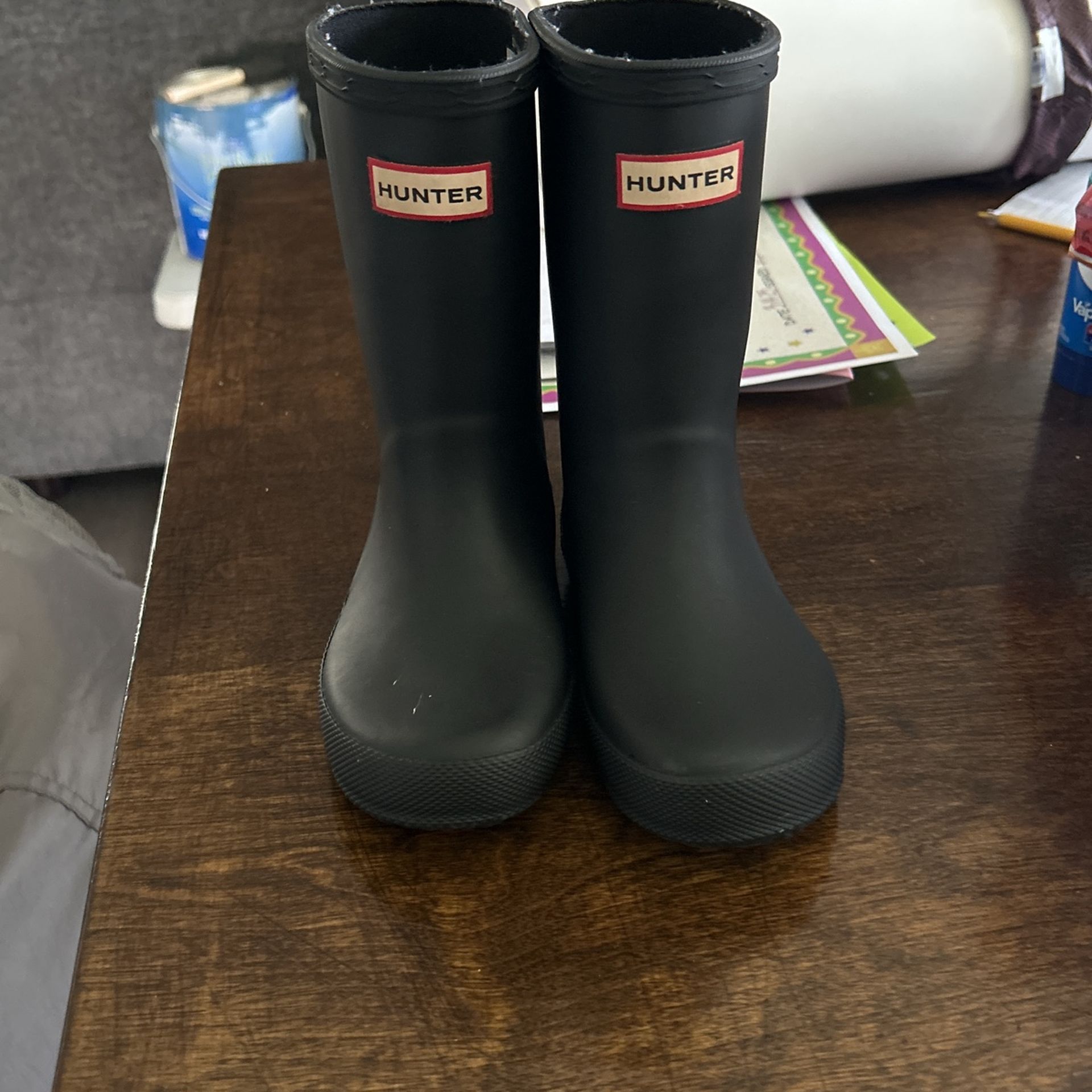 Hunter Black Rain Boot- Toddler
