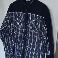 Vintage Cowboy Up Embroidered Rodeo Western Wear Shirt 2xl