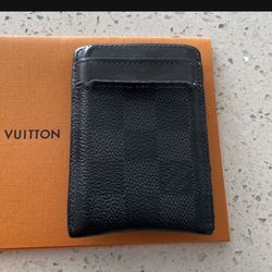 Blue Damier Authentic LV Card Holder Wallet