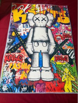 Kaws Graffiti style rug/ poster