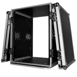 ProX T-14RSS, 14U Space Amp Rack Mount ATA Flight Case 19 In Depth W-Casters