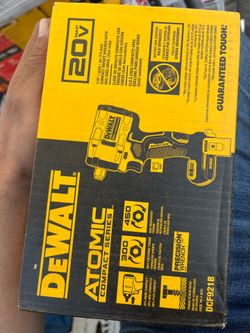 Dewalt atomic 1/2” impact wrench