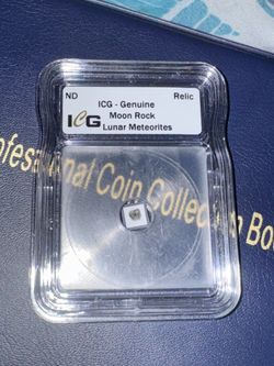 ICG Certified Genuine Moon Rock Lunar Meteorite