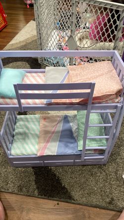 Doll bunk bed