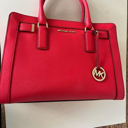Michael Kors  Red Leather Purse NWOT