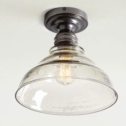 Vintage Glass Pendant Light