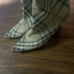 Amazing Burberry Thigh High Heels Boots