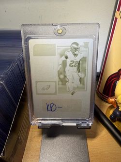 Panini 2023 Contenders Football Kelee Ringo Eagles #293 Printing Plate 1/1 Auto