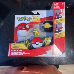 Pikachu Pokémon clip and go