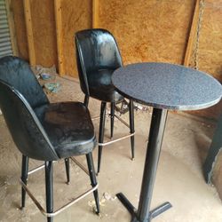 Bar Stools And Table