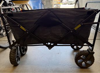 Folding Utility Wagon with All-Terrain Wheels