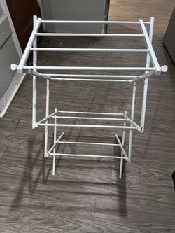 White Folding Drying Rack