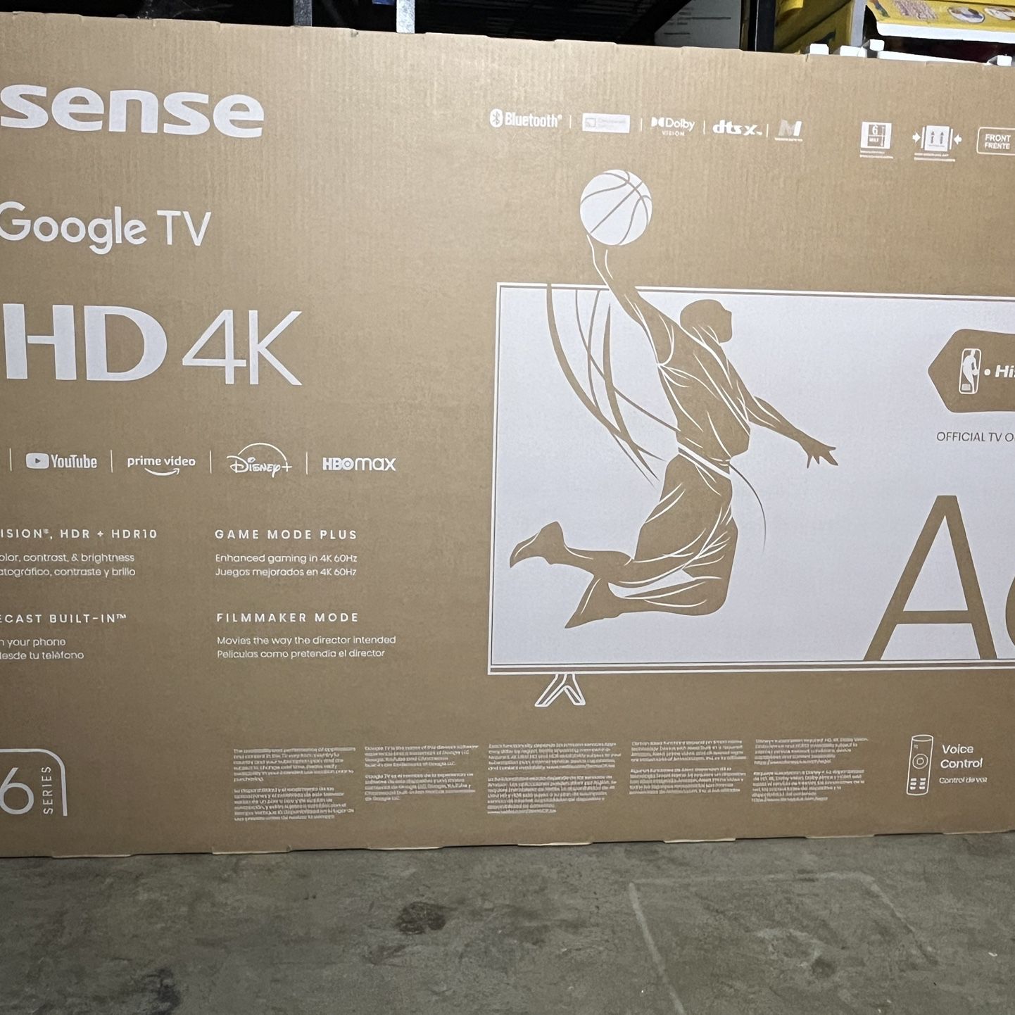 Hisense 55" 4K UHD Smart Google TV 