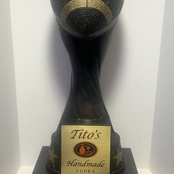 Tito’s Handmade Vodka display trophy statue Rare