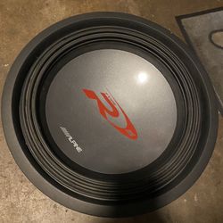 Alpine Type R SWR-1522D Car Subwoofer 