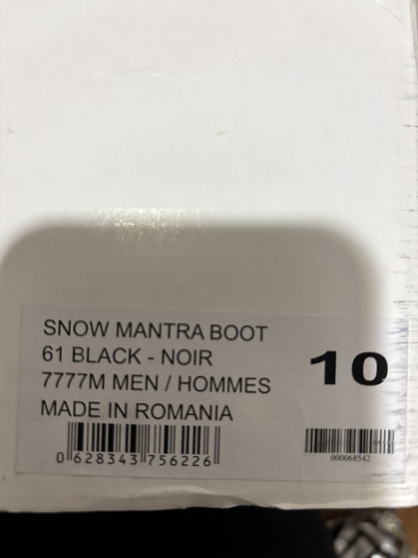 Canada Goose Snow Mantra Boot Black Size 10 $300