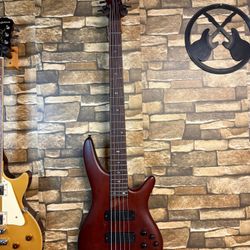 Ibanez SR 505e 5 Strings Mahogany w/ Hard Case