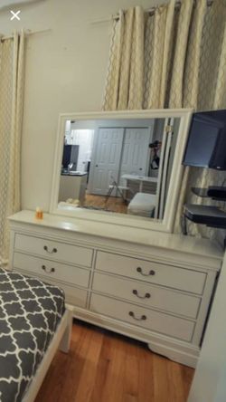 Bureau ,lowboy ,,drawer with mirror