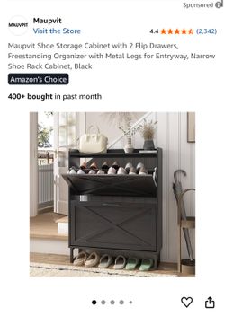 Black Shoe Dresser
