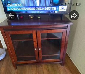 Wooden tv stand