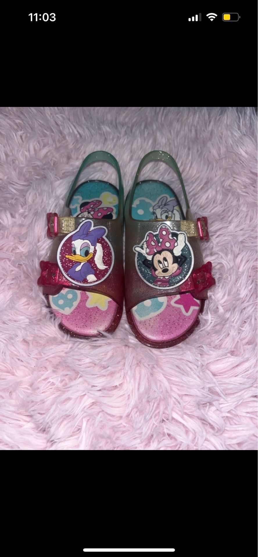 Disney Jr jelly sandals