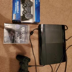 New PS3 W/ New Controller And Games