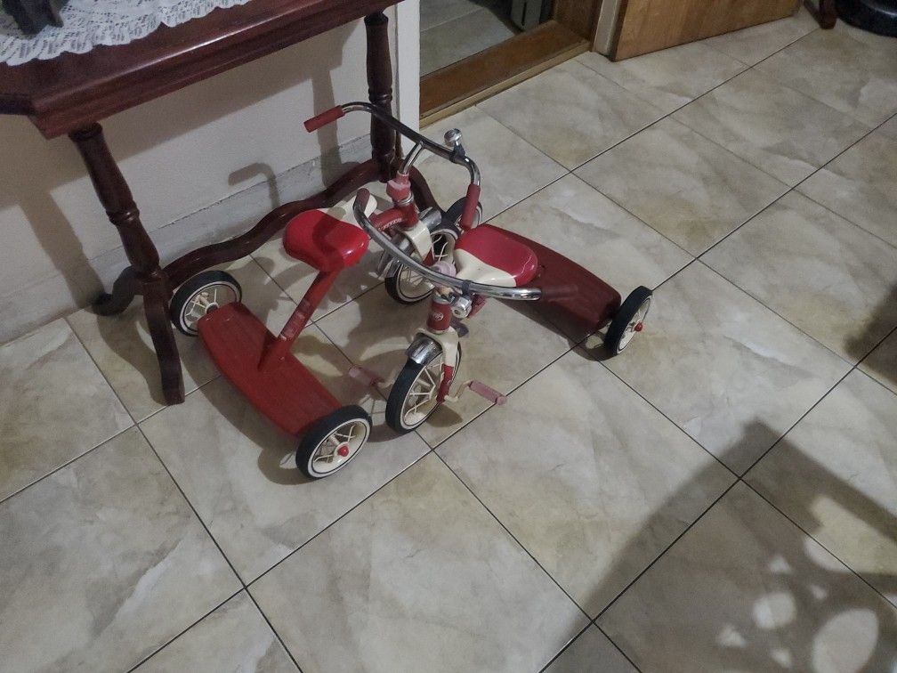 Tricycle Red And White