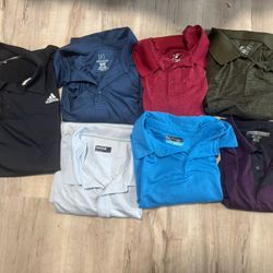 Lot Of 7 Men’s polo Shirts XXL 