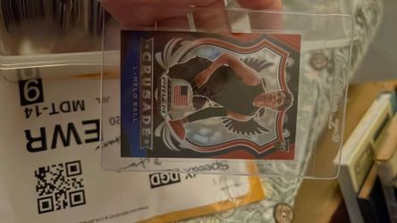 Lamelo ball rookie of the year card 2020