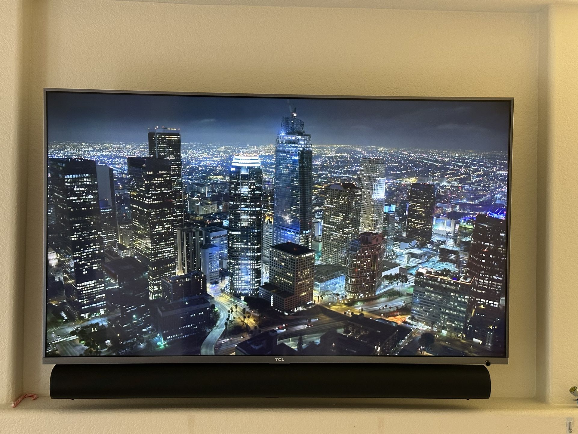 TCL 55” TV With Roku