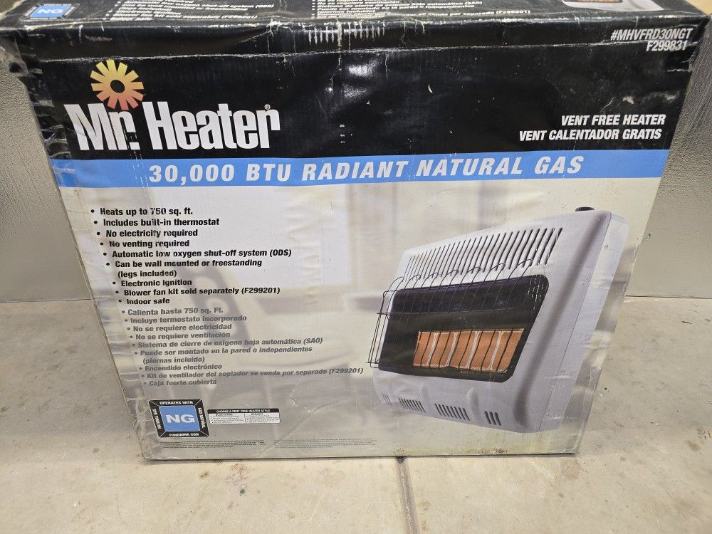 MR. HEATER 30K BTU Natural Gas Vent Free
