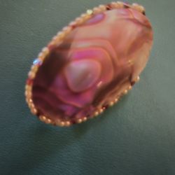 Huge Oval Shaped Genuine Rainbow Abalone